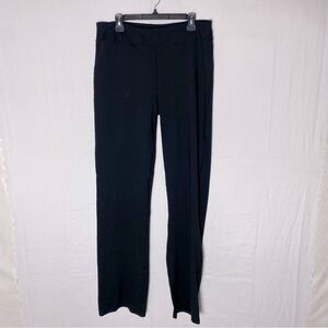 Yogipace Black High Rise Straight Leg Long Inseam Yoga Pants Activewear XXL